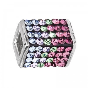 Stříbrný přívěšek s krystaly Swarovski® Rose