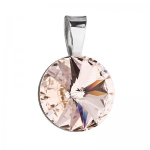 Stříbrný přívěšek rivoli Crystals from Swarovski® Silk