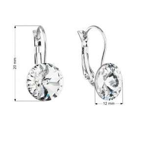 Náušnice bižuterie s Crystals from Swarovski® CRYSTAL