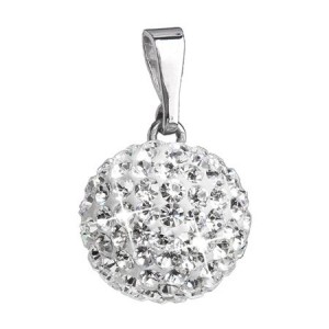 Stříbrný přívěšek s kulička Crystals from Swarovski® Crystal