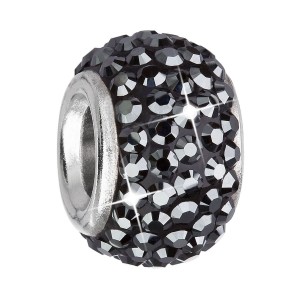 Stříbrný přívěšek korálek Crystals from Swarovski® Hematite