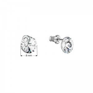 Náušnice bižuterie se Swarovski krystaly, Crystal