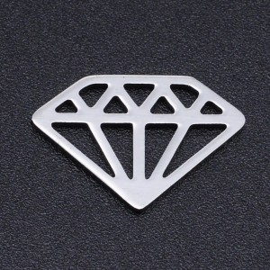 Ocelový přívěšek - diamant