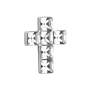 Stříbrný přívěšek křížek s krystaly Crystals from Swarovski® Crystal