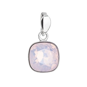 Stříbrný přívěšek Crystals from Swarovski® Rose Water Opal