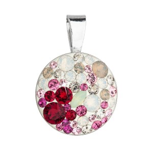 Stříbrný přívěšek s kameny Crystals from Swarovski® Sweet Love