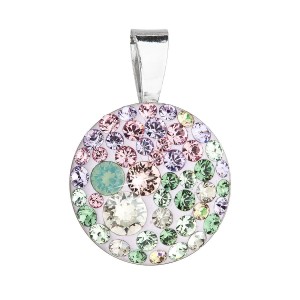 Stříbrný přívěšek s kameny Crystals from Swarovski® Sakura