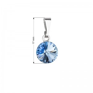 Přívěsek bižuterie se Swarovski krystaly, Light Sapphire