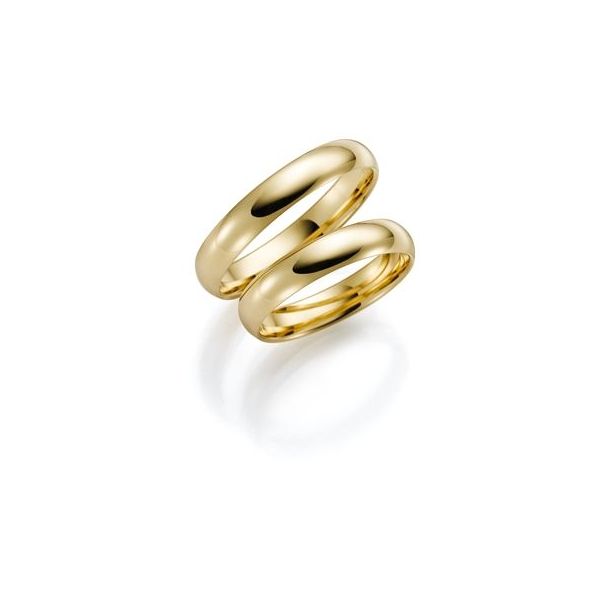 Snubní prsteny půlkulaté   žluté zlato    šířka 3,00 mm