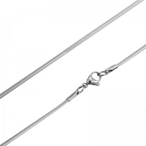 Ocelový řetízek had plochý, š. 3 mm, délka 45 cm