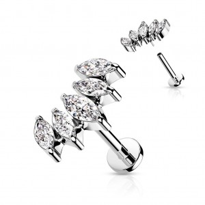 Labreta / cartilage piercing 1,2 x 6 mm
