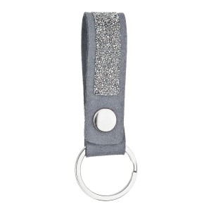 Klíčenka s krystaly Swarovski šedá