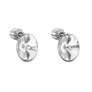 Stříbrné náušnice s krystaly Crystals from Swarovski® CRYSTAL