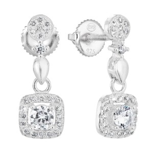 Stříbrné náušnice visací