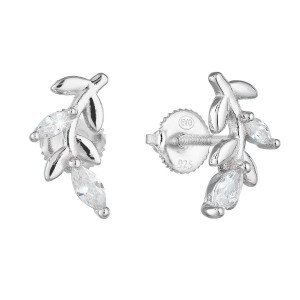 Stříbrné náušnice větvičky