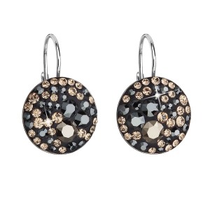 Stříbrné náušnice s krystaly Crystals from Swarovski® Colorado