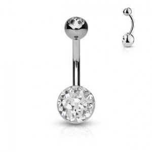 Piercing do pupíku zdobený Crystals from Swarovski®