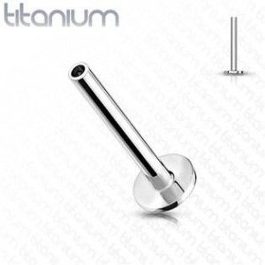 PUSH IN tyčka k labretě TITAN, tl. 1.2mm
