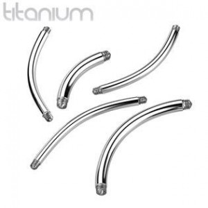 Zahnutá náhradní tyčka TITAN, závit 1,6 mm