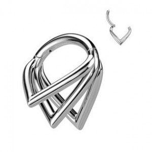 Segment kruh - helix / cartilage / tragus piercing TITAN