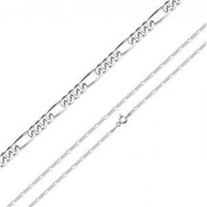 Stříbrný řetízek figaro, š. 1,8 mm