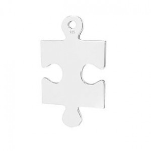 Stříbrný přívěšek puzzle