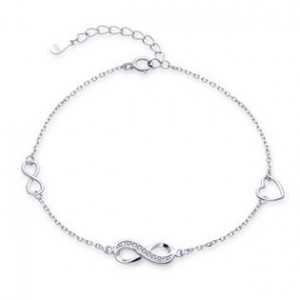 Dámský stříbrný náramek nekonečno