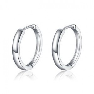 Stříbrné náušnice kroužky