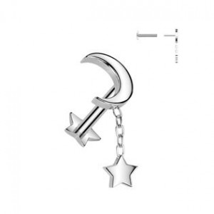 Piercing do brady - PUSH IN labreta TITAN