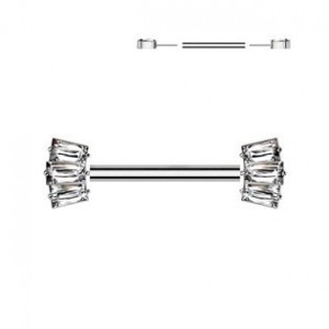 Piercing do bradavky TITAN - PUSH IN
