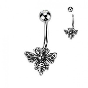 Piercing do pupíku včelka