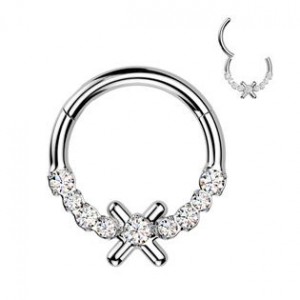 Ocelový piercing - segment kruh
