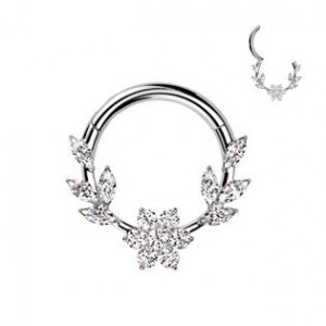 Ocelový piercing - segment kruh