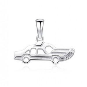 Stříbrný přívěšek automobil