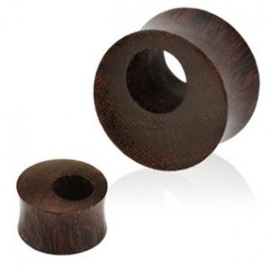 Plug do ucha - tamarindové dřevo, průměr 8 mm