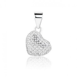 Stříbrný přívěšek srdíčko