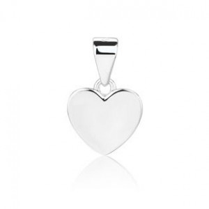Stříbrný přívěsek -  srdce