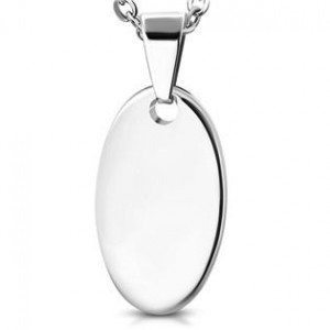 Personalizovaný ocelový přívěsek s rytinou