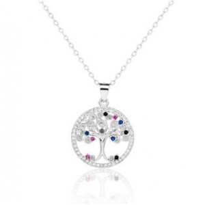 Střibrný náhrdelník strom života