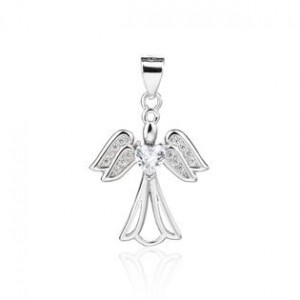 Stříbrný přívěsek anděl strážný