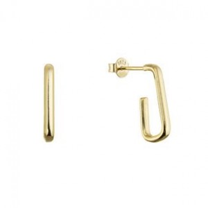 Pozlacené stříbrné náušnice