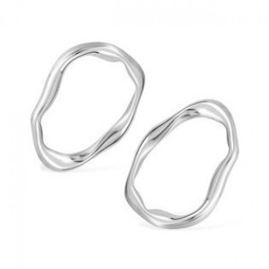 Extravagantní ocelové náušnice