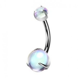 Piercing do pupíku měsíční kámen - TITAN