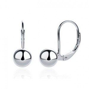 Stříbrné náušnice kuličky