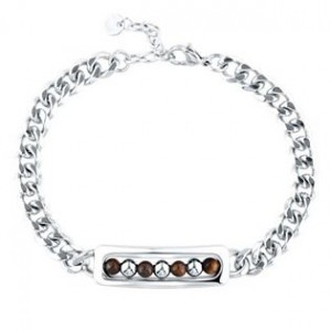 Ocelový náramek tygří oko