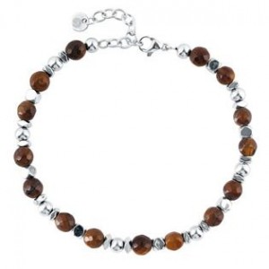 Ocelový náramek tygří oko